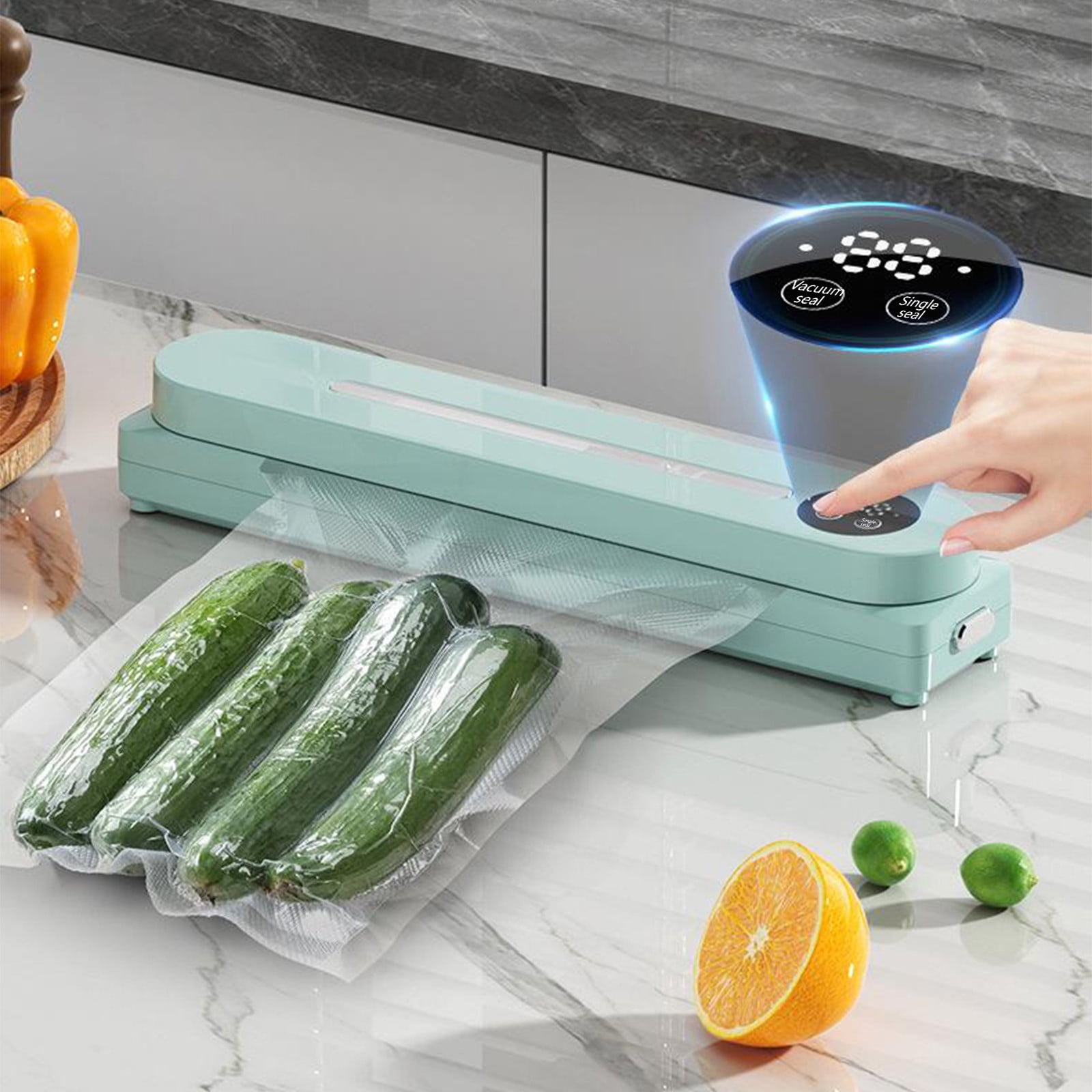 Wet And Dry Vacuum Sealer Food Protector Machine Automatic Food For Food Preservation Sealing