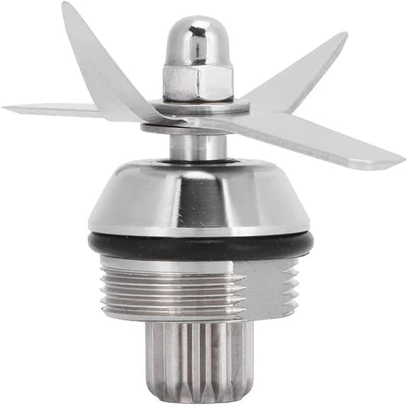 Wet Blade Assembly Replacement Blades Stainless Steel Blade Assembly Compatible with 7500/750/780/5300 Series Blender, Only Fits 64oz Low Profile Container Compatible with Vitamix