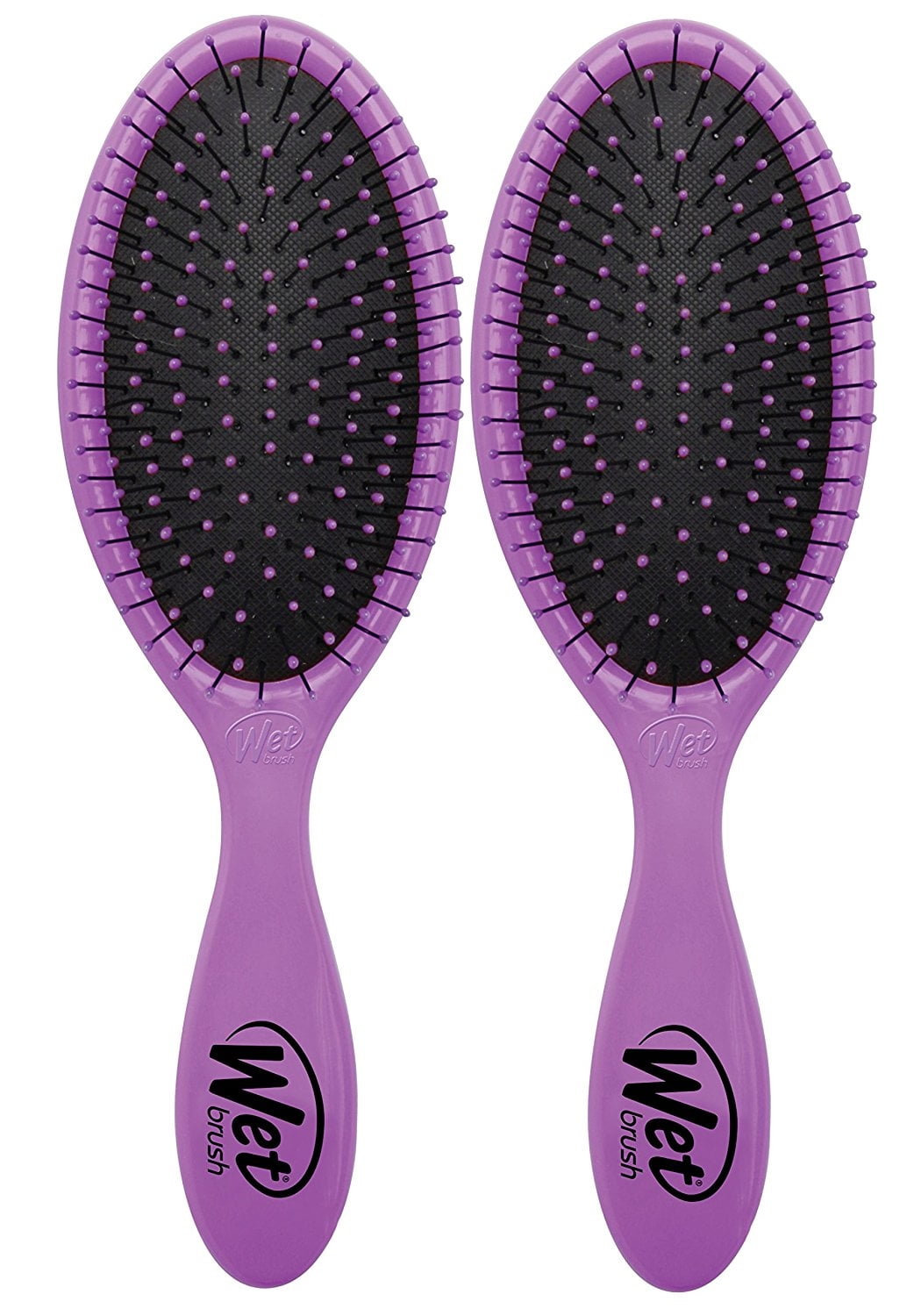 Wet Brush 2 Piece Original Detangler Hair Brush Purple