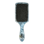 Wet Brush Shine Enhancer Paddle Hair Brush, Distressed Wood Blue, IntelliFlex Bristles, All Hair Types, 1 Ct