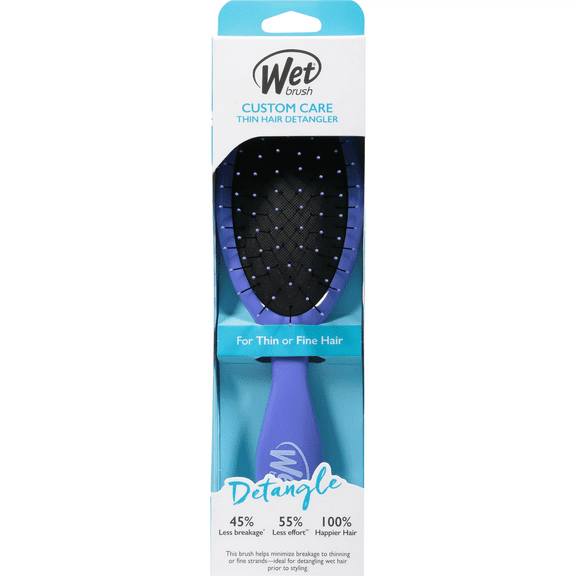 Wet Brush Custom Care Thin Hair Detangler Violet