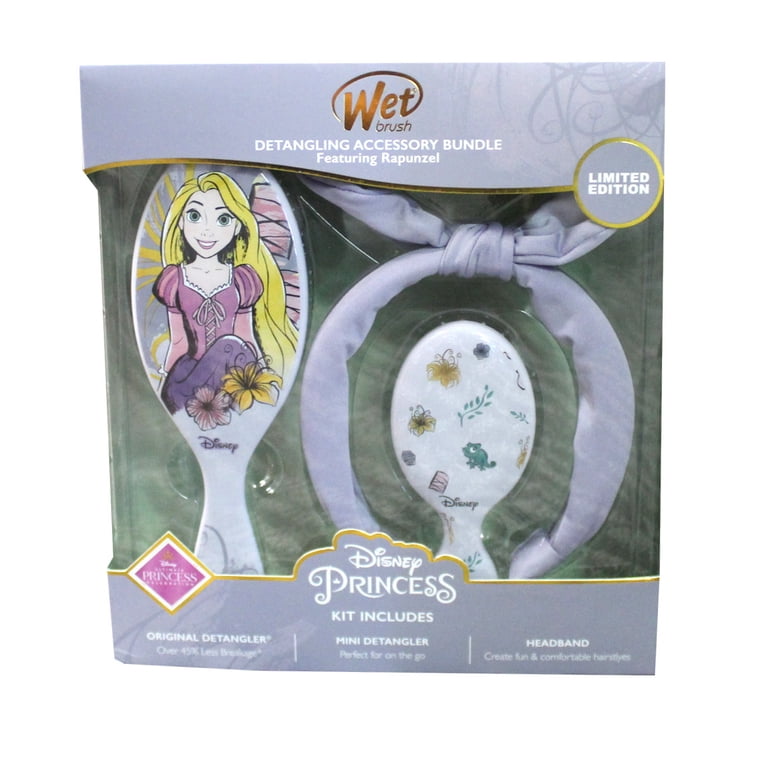 tangled4体セット Wet Brush Detangling Accessory Bundle Disney Princess Kit Rapunzel