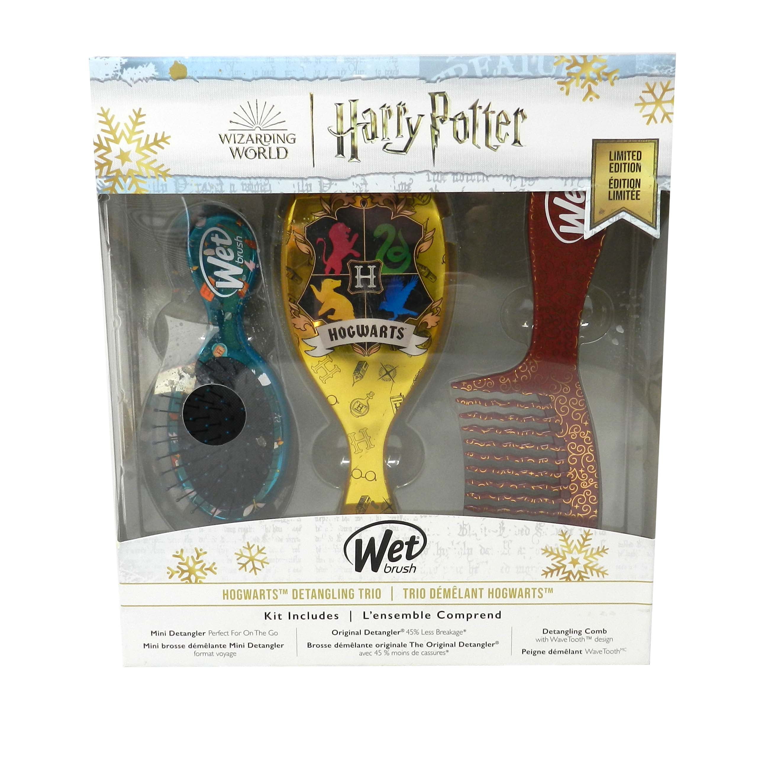 Wet Brush Detangling Accessory Bundle Harry Potter Hair Brush Set 3