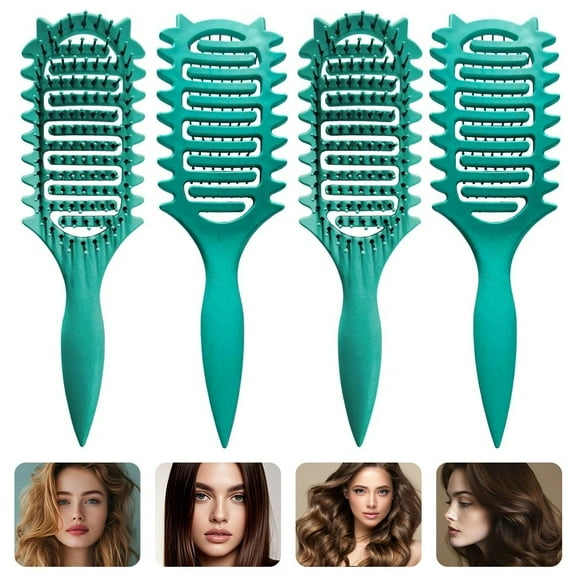 Wet Brush Detangling Brush,Detangler Brush (Black) - Wet & Dry Tangle-Free Hair Brush for Women & Men - No Tangle Soft & Flexible Bristles for Straight, Curly, & Thick Hair