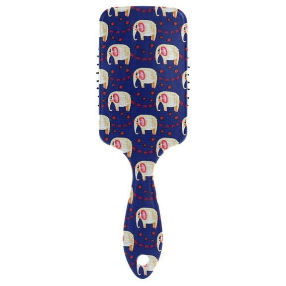 Wet Brush Detangling Hair Brush for Kids Girls Cute Small Elephants Air Cushion Comb Wet And Dry Hairbrush Wetbrush Blue