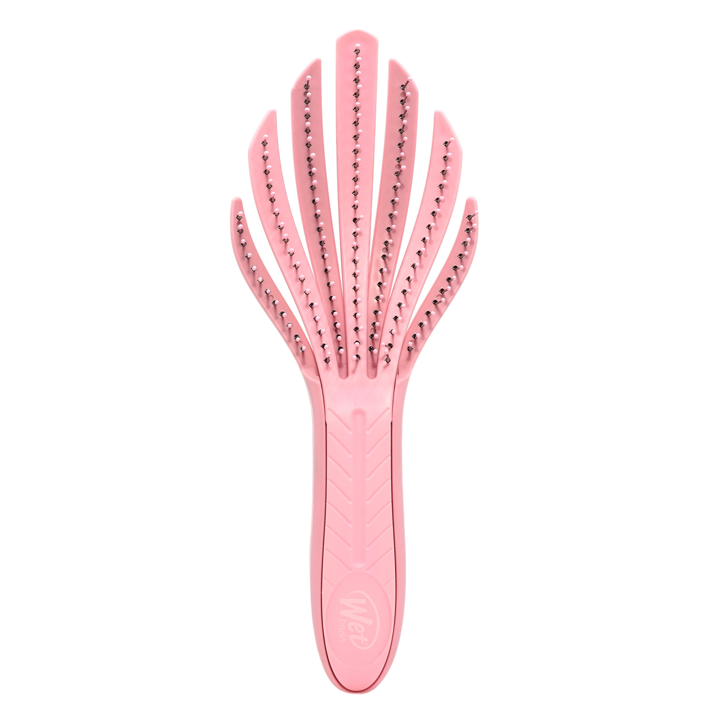 Wet Brush Go Green Curl Hair Brush Detangler, Soft, Flexible Bristles, Pink 1 Ct, Wet Or Dry Hair