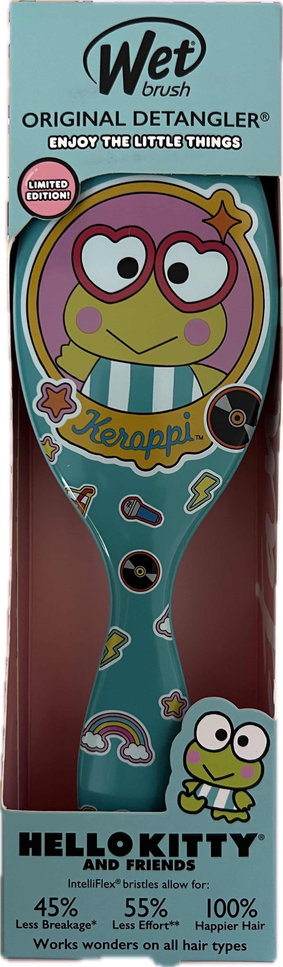 Wet Brush Keroppi Original Detangler Hello Kitty and Friends Sanrio Limited Edition Painless Detangling Brush All Hair Types