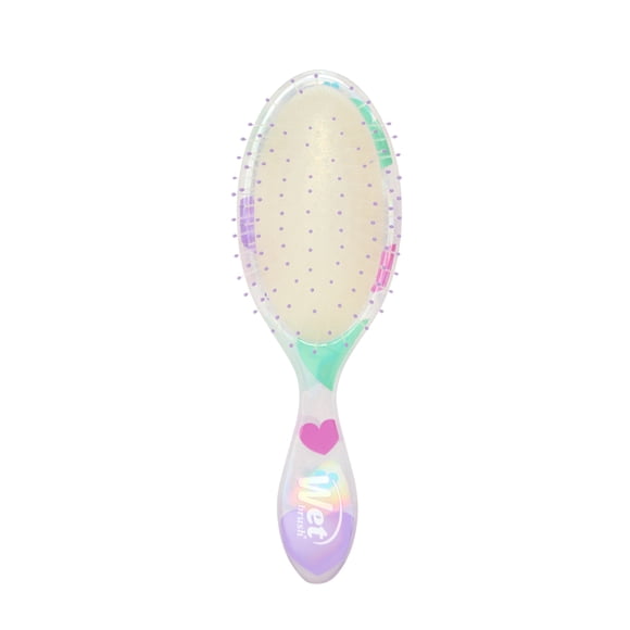 Wet Brush® Original Detangler Hair Brush, For Wet or Dry Hair, Midi Size, Glitter Hearts