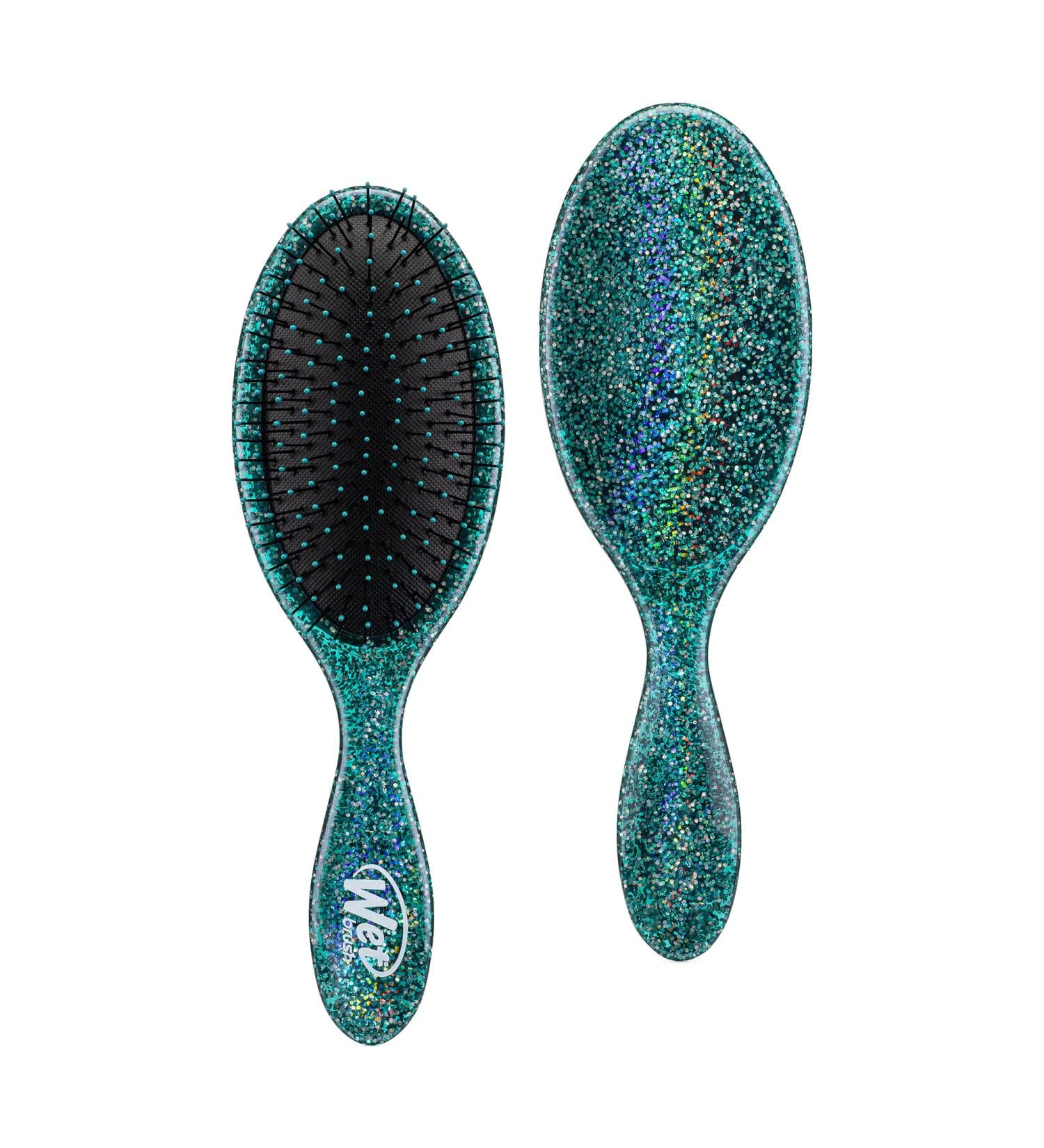 Wet Brush Original Detangler Hair Brush - Awestruck,  Jewel Teal- Comb for Women, Men and Kids - Wet or Dry - Natural, Straight, Thick and Curly Hair - Pain-Free for All Hair Types