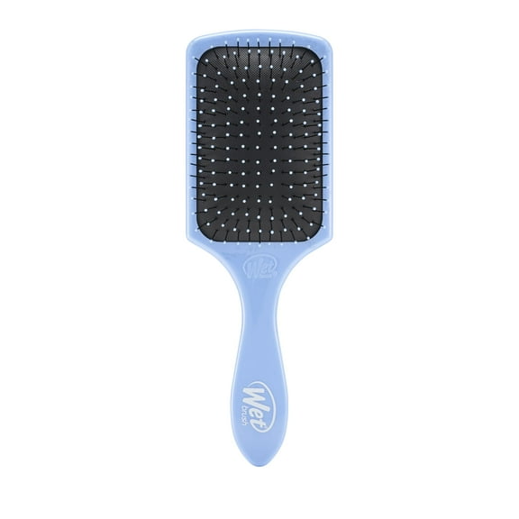 Wet Brush Paddle Detangler IEF31 Hair Brush, Sky, Ultra-Soft IntelliFlex Bristles with AquaVent Design, Great For Treatment & Mask Application, Women, Men, Wet, Dry and Damaged Hair