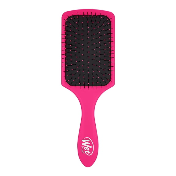 Wet Brush Paddle Hair Detangler, Pink, Soft Bristle Hair Brush for All Hair Types