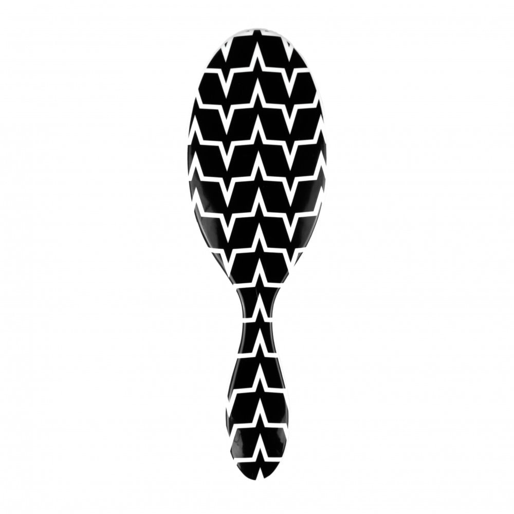 Wet Brush Pro Detangle IntelliFlex Bristles Travel Size 10.75" Oval Detangling Hair Brush, Chevron