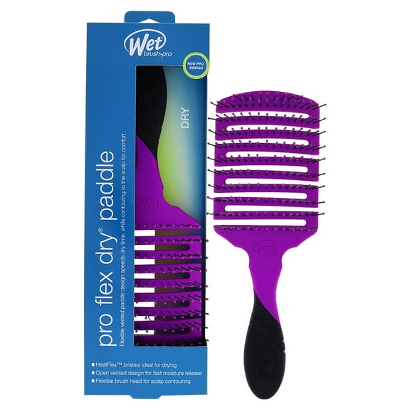 Wet Brush Pro Flex Dry Paddle Purple Model# BWP831FLEXPRP
