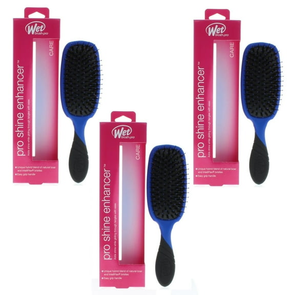 Wet Brush Pro Shine Enhancer Royal Blue Model# BWP833ROYAL (3 Pack)