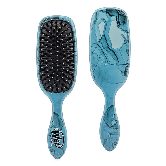 Wet Brush Shine Enhancer Hair Brush, Artic Blue - Exclusive Ultra-soft IntelliFlex Bristles - Natural Boar Bristles Leave Hair Shiny And Smooth For All Hair Types