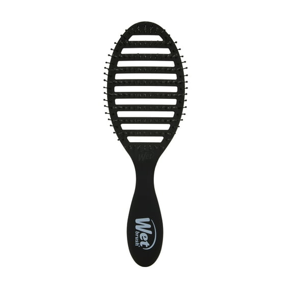 Wet Brush Speed Dry, Vented Hair Brush, Blow-Dry Safe, Frost Black