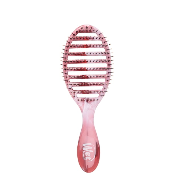 Wet Brush Speed Dry Pink Vented Hair Brush, Blow-Dry Safe, Quick Dry Detangler