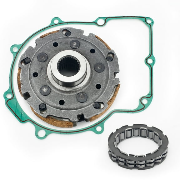 Wet Clutch Pad Shoe + Gasket + One Way Bearing for HiSUN 500 700 UTV ATV MSU Massimo