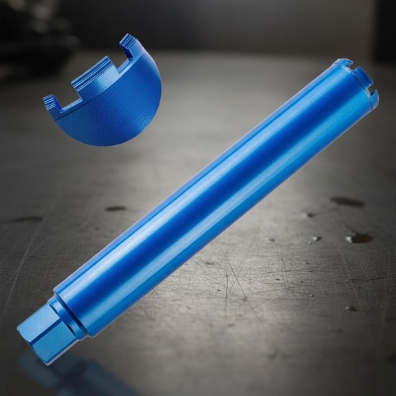 Wet Core Drill Bit for Reinforced Concrete, Hard Masonry, Brick, Block, Stone - Professional Construction Tool