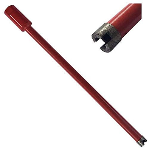 EDiamondTools 1/2" Wet Drill Core Bits for Concrete, Masonry, 12" Long Diamond Hole Saw