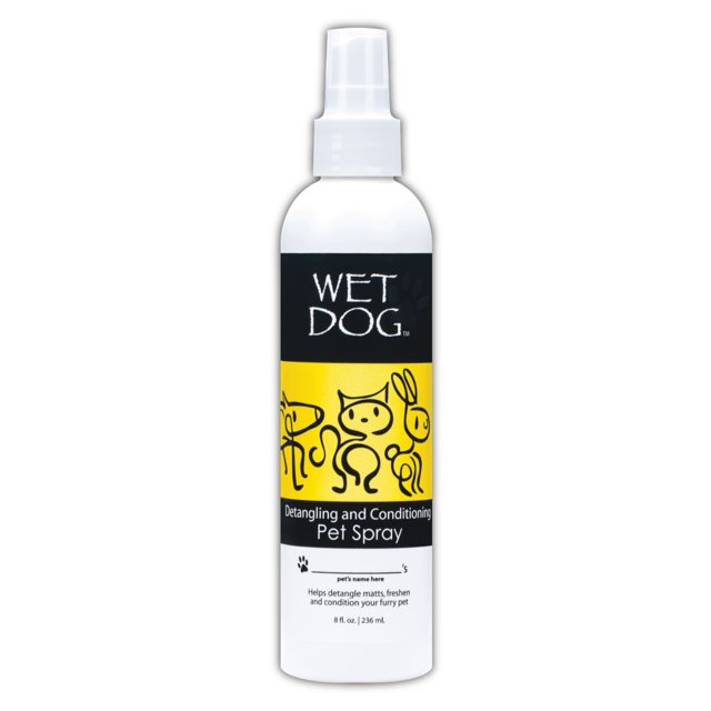 Wet Dog Detangling and Conditioning Pet Spray 8 oz