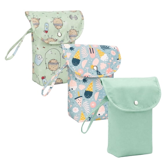 Leakproof Reusable Wet Dry Storage Bag, Portable Waterproof Pouch for Baby Diaper, Swimming Suit, Workout & Travel Toiletries