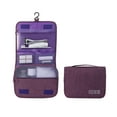 thumbnail image 1 of Wet Dry Cosmetic Bag, Travel Toiletry Organizer with Hanging Hook, Large Capacity Makeup Case, Multiple Compartments for Easy Storage, 1 of 6