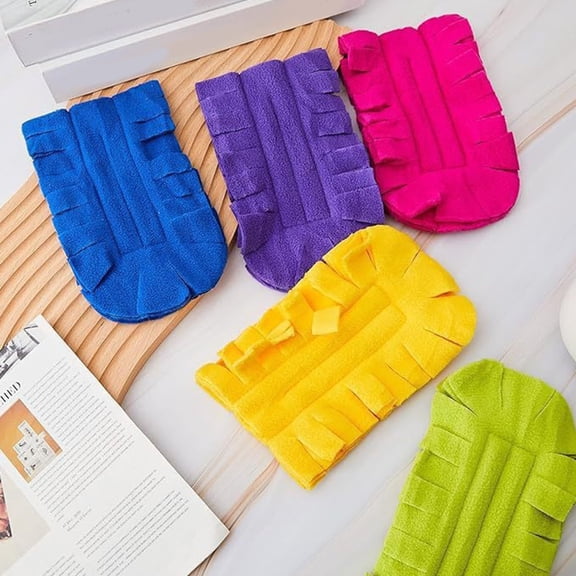 Wet Dry Dual Use Duster Cleaner with 5 Replaceable Washable Sleeves Reusable Household Dust Removal Tool Indoor Home Cleaning Accessory