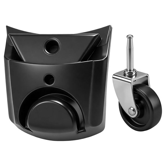 Wet/Dry Shop Vac Caster Wheel Foot 841174 73137 Compatible with Ri-dgid HD0900 HD09001 HD0600 HD06001 (1, Black)
