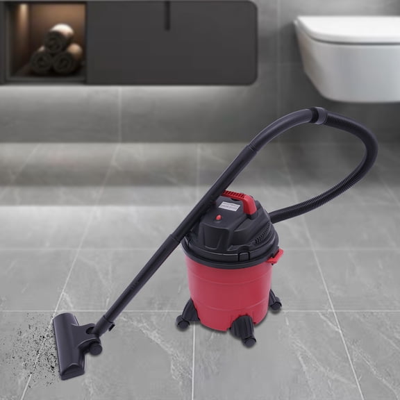 Wet Dry Vacuum Small Portable Low Noise Electric Vacuum Cleaner with HEPA Filter Large Capacity, Suitable for Home, Garage, Car, Pet Hair Cleaning