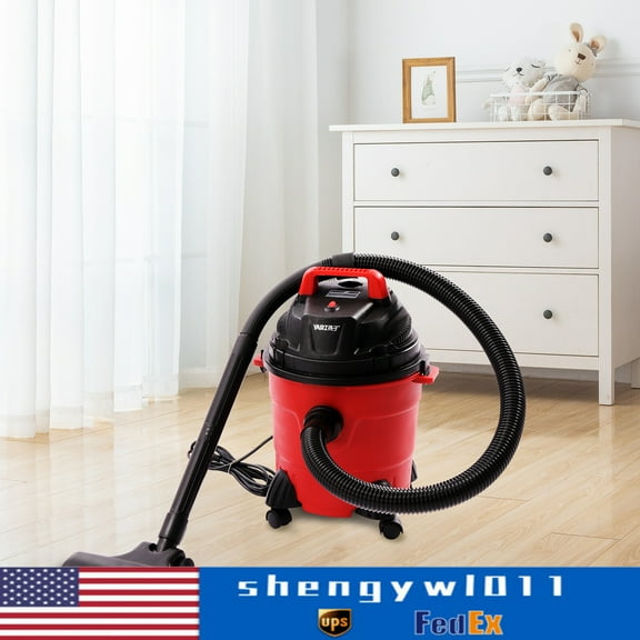 Wet Dry Vacuum Small Portable Shop Vac Cleaner Hose Lightweight 4 Gallon