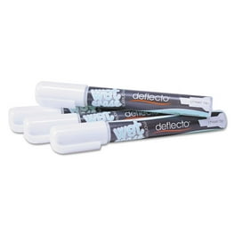 Wet Erase Markers, Medium Chisel Tip, White, 4/Pack Wet Erase Markers, Medium Chisel Tip, White, 4/Pack