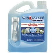 Wet & Forget Outdoor Moss, Mold, Mildew, and Algae Stain Remover Spray, 64 oz