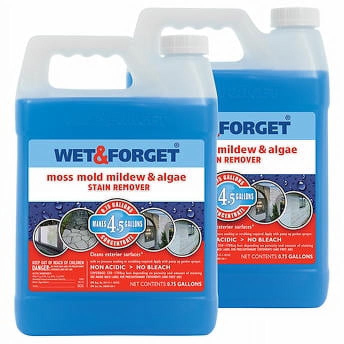 Wet & Moss, Mold, Mildew & Algae Stain Remover 0.75gallon, 2