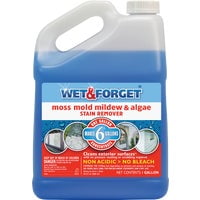 Wet & Forget Moss, Mold, Mildew, & Algae Stain Remover Multi-Surface Outdoor Cleaner Concentrate, Original, 128 Fluid Ounces