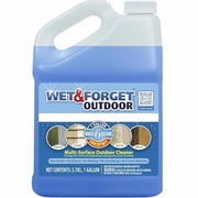 Wet & Forget Moss, Mold, Mildew, Algae Stain Remover Multi-Surface Outdoor Cleaner Concentrate, Original, 128 Fluid Ounces