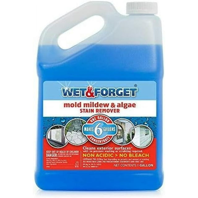 Wet & No Scrub Outdoor Cleaner For Easy Removal Of Mold, Mildew