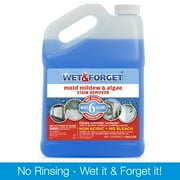 Wet & Forget Outdoor Moss, Mold, Mildew, and Algae Stain Remover Concentrate, 128 oz