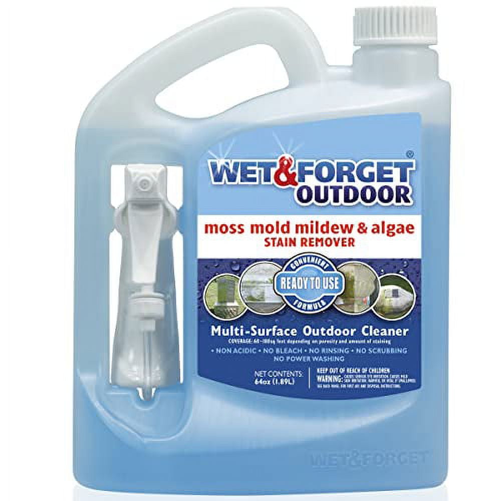 Wet & Outdoor Moss, Mold, Mildew, & Algae Stain Remover Multi