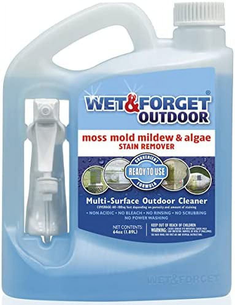 Wet & Outdoor Moss, Mold, Mildew, & Algae Stain Remover Multi