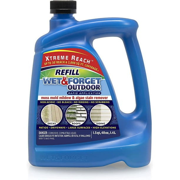 Wet & Outdoor Moss, Mold, Mildew, & Algae Stain Remover Multi