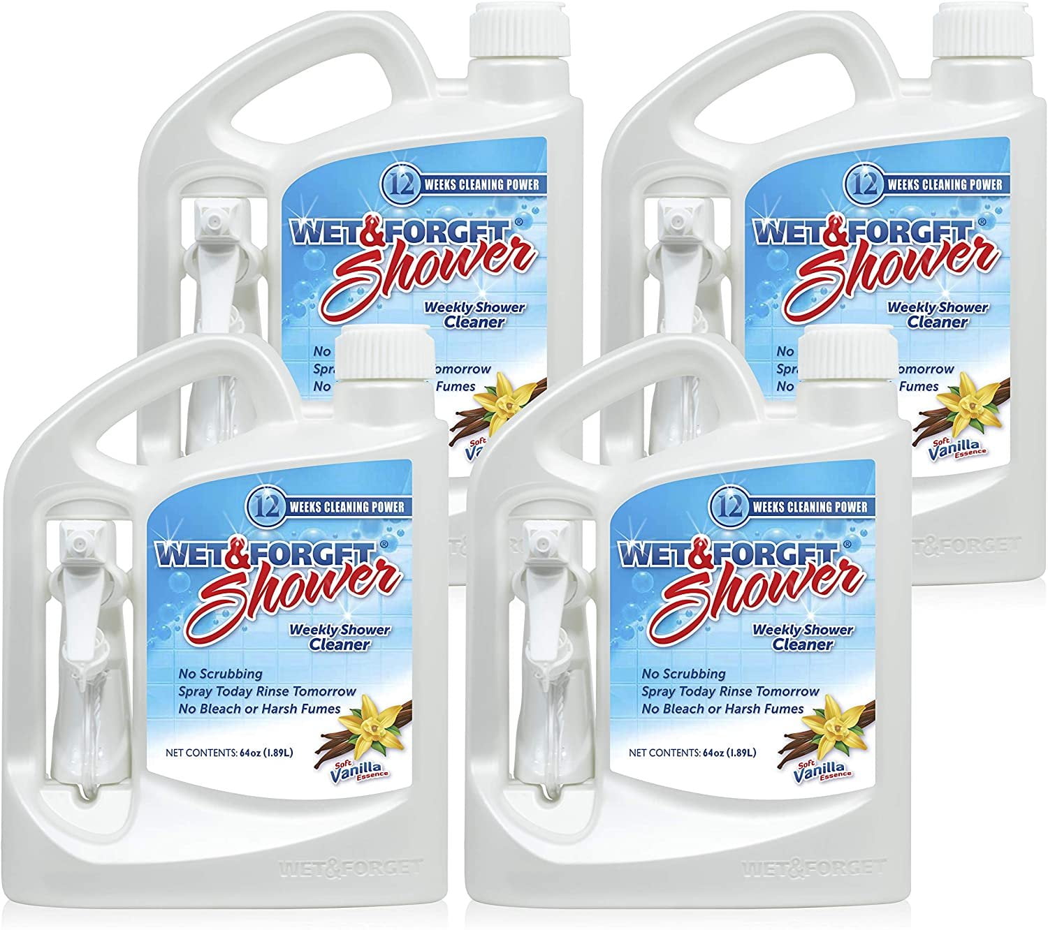 Wet & Forget Weekly Shower Cleaner Spray 64 Oz - 2 Pack - Imported Products  from USA - iBhejo