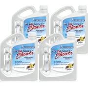 Wet & Forget Shower Cleaner Multi-Surface Weekly No Scrub, Bleach-Free Formula, Vanilla Scent, 64 Fluid Ounces 4 Pack