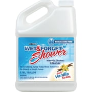 Wet & Forget Shower Cleaner Vanilla Scent - Liquid Refill - 1 gal   Household & Commercial Use, Effective Formula