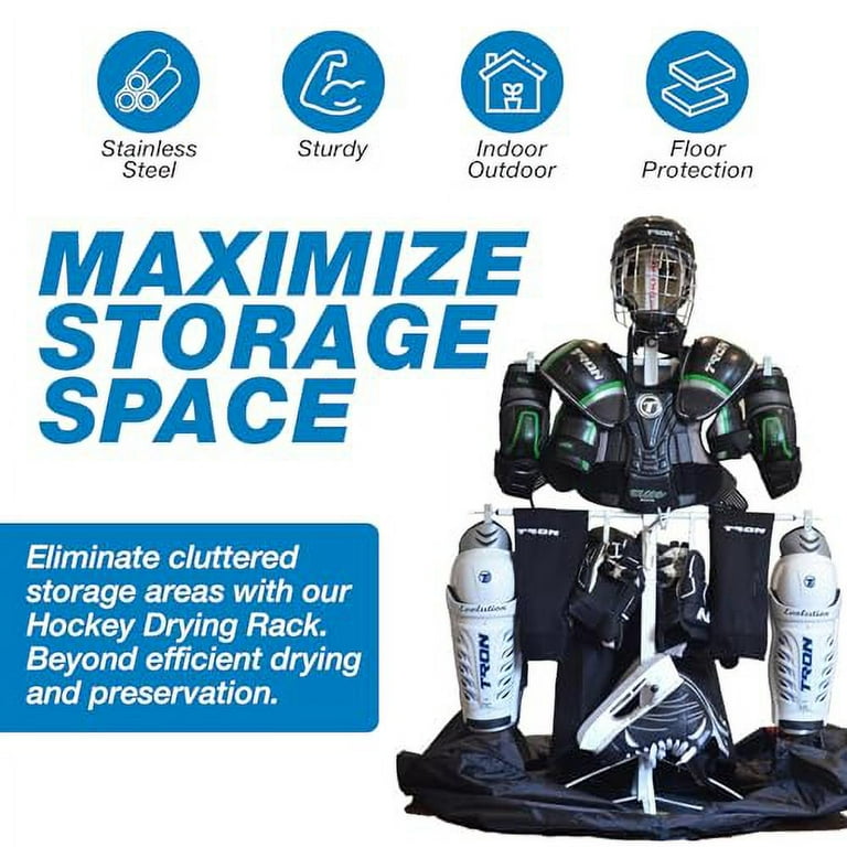 Wet Gear Hockey Equipment Dryer Rack Metal Model Walmart