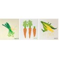thumbnail image 1 of Wet-It! Swedish Treasures Dishcloth and Cleaning Cloth - 3 Pack Cloth Sets - Spring Onion, Carrots & Corn (Paper Towel Replacement), 1 of 4
