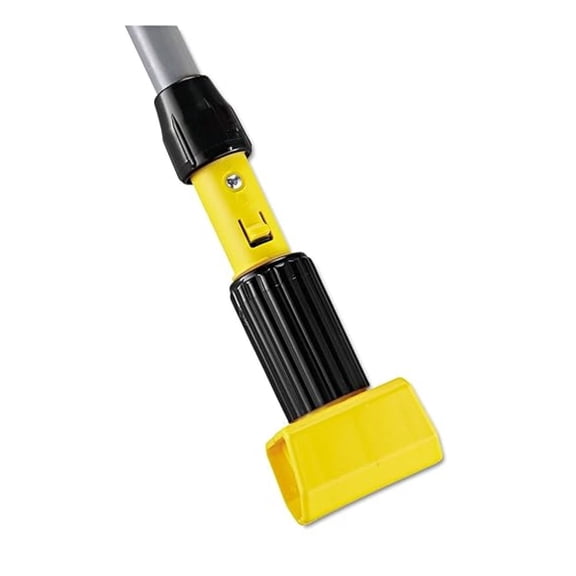 Wet Mop Handle 60 Inch - Vinyl Coated Aluminum Mop Stick - Professional Floor Cleaning Handle - Compatible with 5 Inch Headband Mops - Industrial Use