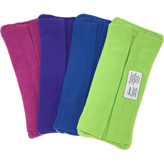 Wet Mop Pads for Sweeper - 2 Sided Fleece & Terry Cloth - Washable  by  (4-Pack) (Standard, Purple, Blue, Green, )