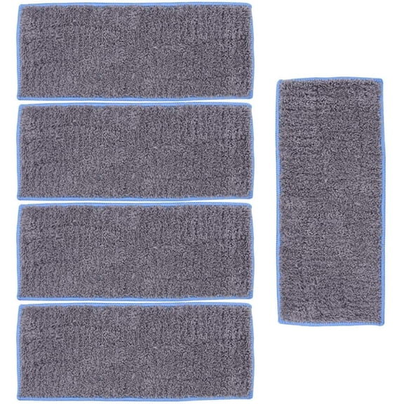 Wet Mopping Pads Washable Reusable Microfiber Compatible with iRobot Braava Jet M Series M6 6110 6012 6112, 5 Pack
