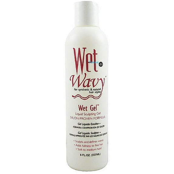 Wet-N-Wavy Wet Gel Liquid Sculpting Gel 8 oz - (Pack of 2)